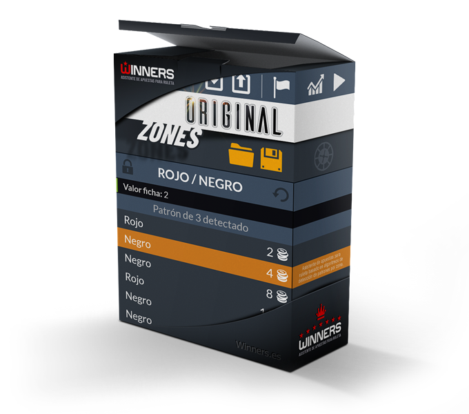 Winners - Ruleta - Original Zones - Asistente de ruleta por áreas y zonas múltiples